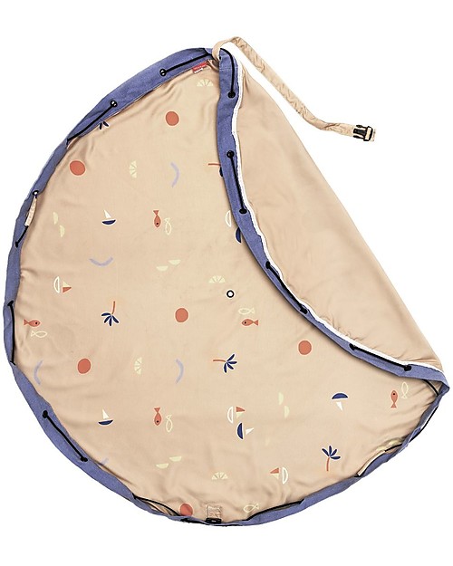 Play Go Portable 2 in 1 Storage Bag Outdoor Playmat Sea unisex bambini